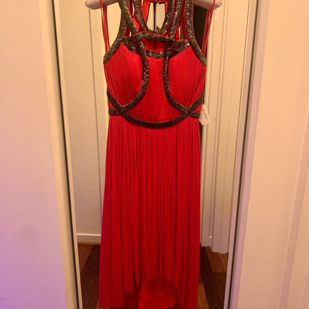 Formal Red Catherine Deane Gown, New with tags